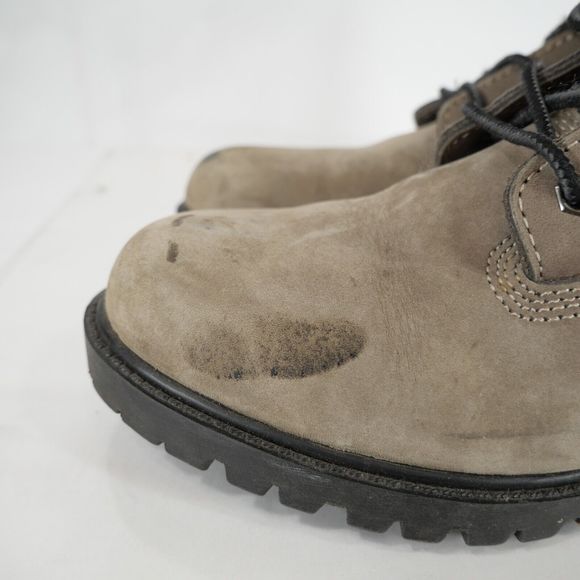 AVIREX USA Women's Hiking Boots Gray Suede Leather Top Upper AVB30032-06 Size 6 - Picture 4 of 14